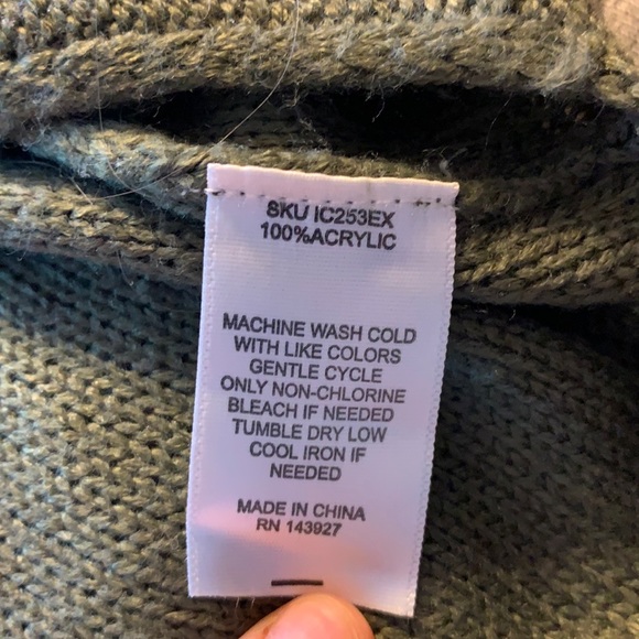 Absolutely knit forest green sweater women’s XS - Picture 9 of 11